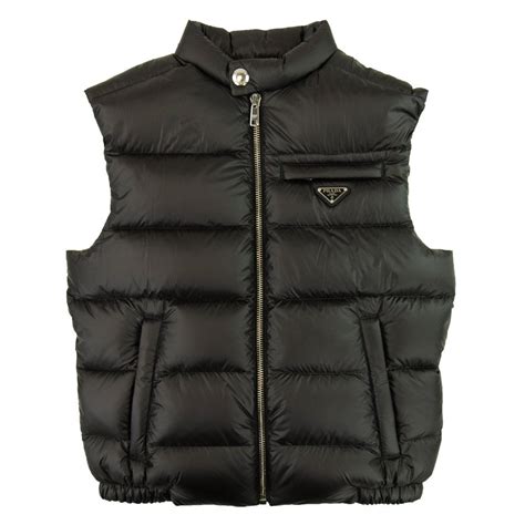 prada gilet black|prada gilets for women.